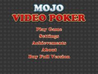 Cкриншот Mojo Video Poker HD, изображение № 948792 - RAWG
