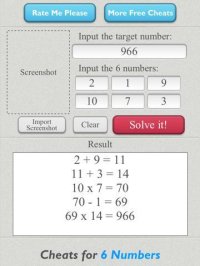Cкриншот Cheats for 6 Numbers, изображение № 1989604 - RAWG
