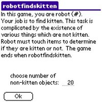 Cкриншот robotfindskitten, изображение № 757014 - RAWG