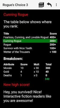 Cкриншот Rogue's Choice (Choices Game), изображение № 1540111 - RAWG
