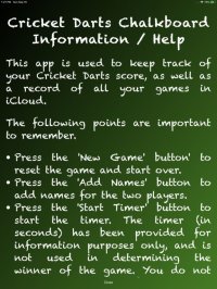 Cкриншот Cricket Darts Chalkboard, изображение № 1712236 - RAWG