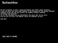 Cкриншот Backpackless, изображение № 2118465 - RAWG