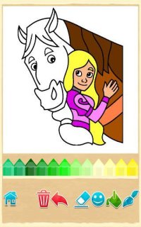 Cкриншот Princess Coloring Game, изображение № 1555358 - RAWG