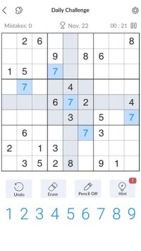 Cкриншот Sudoku - Free Classic Sudoku Puzzles, изображение № 2074766 - RAWG