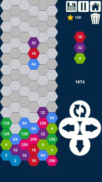 Cкриншот Hexa Columns 2048 Puzzle: Drop n Merge Numbers, изображение № 2380745 - RAWG