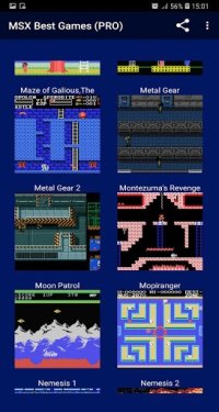 Cкриншот MSX Best Games PRO, изображение № 2090070 - RAWG