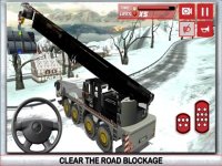 Cкриншот Snow Truck Driver Simulator 3D – Drive the big crane and clear up ice from frozen road, изображение № 2097625 - RAWG