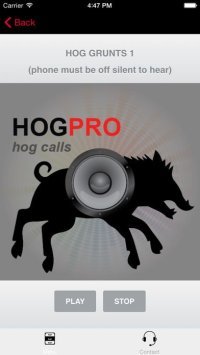 Cкриншот REAL Hog Calls - Hog Hunting Calls + Boar Calls BLUETOOTH COMPATIBLE, изображение № 1729333 - RAWG