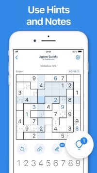 Cкриншот Jigsaw Sudoku by Sudoku.com, изображение № 2649396 - RAWG
