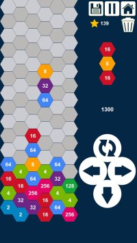 Cкриншот Hexa Columns 2048 Puzzle: Drop n Merge Numbers, изображение № 2380742 - RAWG