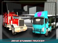 Cкриншот 18 Wheeler Truck Driver Simulator 3D – Drive out the semi trailers to transport cargo at their destination, изображение № 2097758 - RAWG