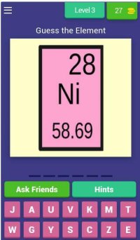 Cкриншот The Periodic Table Quiz Free, изображение № 2508894 - RAWG