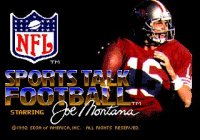 Cкриншот NFL Sports Talk Football '93 Starring Joe Montana, изображение № 759884 - RAWG