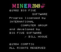 Cкриншот Miner 2049er, изображение № 727199 - RAWG