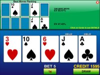 Cкриншот Video Poker + Perfect Play Trainer: Las Vegas ..., изображение № 47139 - RAWG