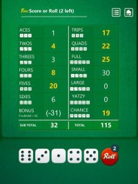 Cкриншот Yatzy Dice Game, изображение № 2036380 - RAWG