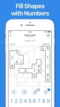 Cкриншот Jigsaw Sudoku by Sudoku.com, изображение № 2649393 - RAWG