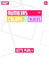 Cкриншот Numbers, Colors and Blocks, изображение № 1596531 - RAWG