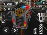 Cкриншот Fire truck emergency rescue 3D simulator free 2016, изображение № 1987331 - RAWG