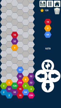 Cкриншот Hexa Columns 2048 Puzzle: Drop n Merge Numbers, изображение № 2380743 - RAWG