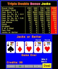 Cкриншот Plain Video Poker, изображение № 781629 - RAWG