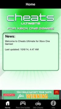 Cкриншот Cheats Ultimate for Xbox One, изображение № 1713171 - RAWG