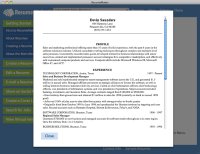 Cкриншот Resume Maker for Mac, изображение № 122823 - RAWG
