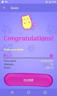 Cкриншот CUTE CATS Memory matching Game, изображение № 1502257 - RAWG