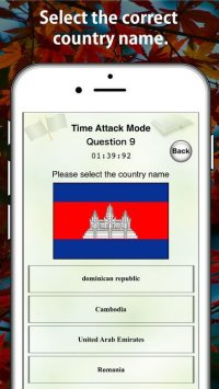 Cкриншот Answer the country name from the national flag!, изображение № 1751608 - RAWG