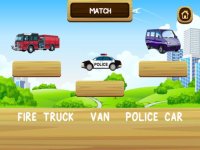 Cкриншот Cars and Trucks Puzzle Vocabulary Game for Kids and Toddlers - Education game to Learn Vehicle Vocabulary Words, изображение № 978028 - RAWG