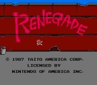 Cкриншот Renegade (1986), изображение № 737461 - RAWG