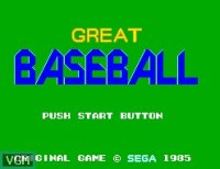Cкриншот Great Baseball, изображение № 2149723 - RAWG