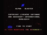 Cкриншот Alpha Blaster, изображение № 765510 - RAWG