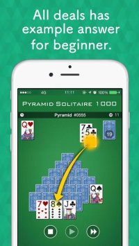 Cкриншот Pyramid 1000 - Solitaire Simple Game, изображение № 1694057 - RAWG