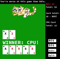 Cкриншот GARFIELF BLACKJACK, изображение № 2511261 - RAWG