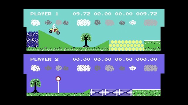 Kikstart: Off-Road Simulator (C64/C128) screenshot