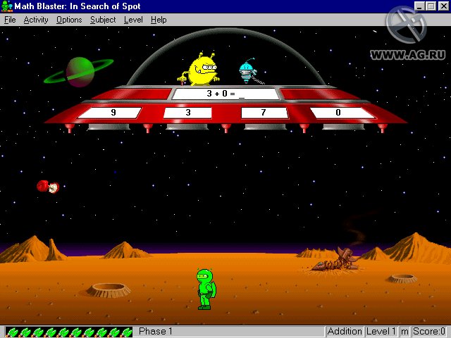 Math Blaster: In Search of Spot screenshot
