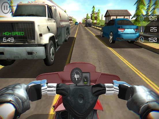 Highway Moto Traffic Rider screenshot