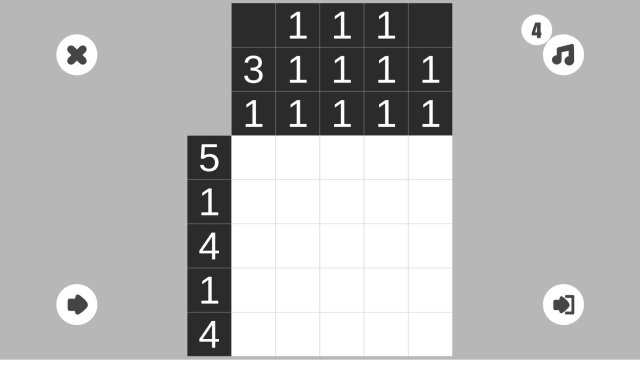 Nonogram screenshot