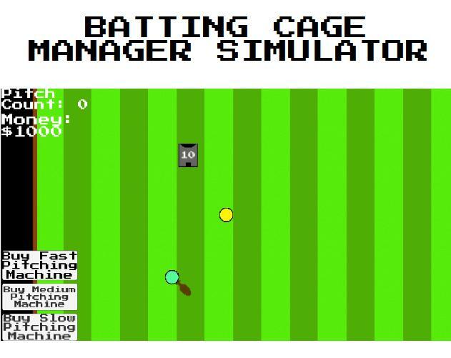 Batting Cage Manager Simulator screenshot
