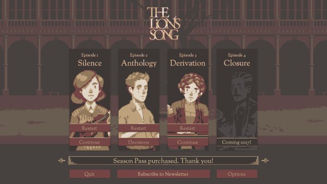 The Lion's Song: Episode 1 - Silence screenshot