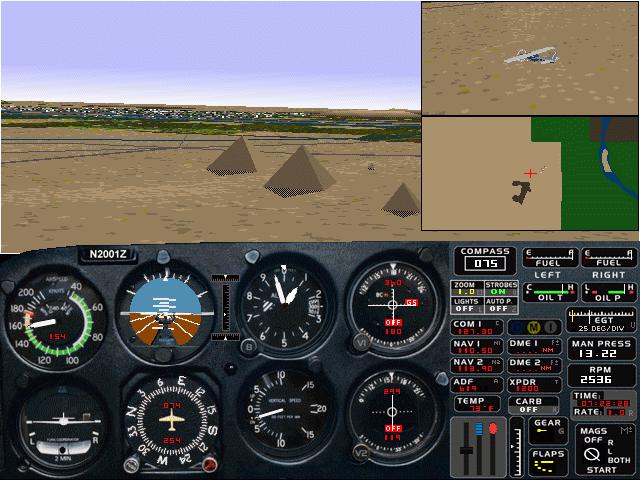 Microsoft Flight Simulator '95 screenshot