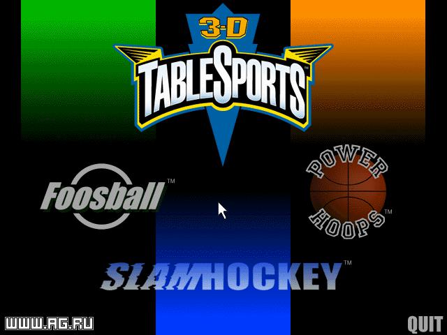 3-D Table Sports screenshot
