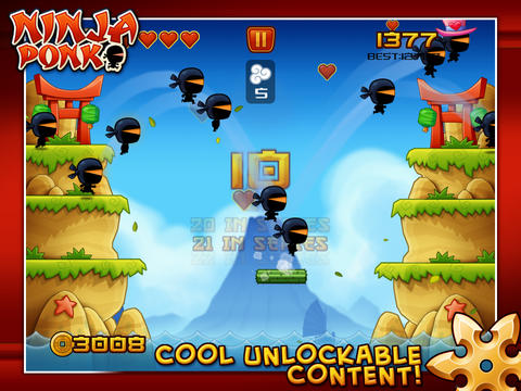 Ninja Ponk HD screenshot