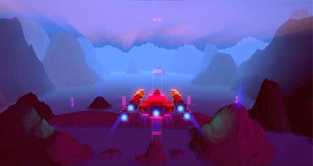 Lost Satellite: Synthwave Flyer screenshot