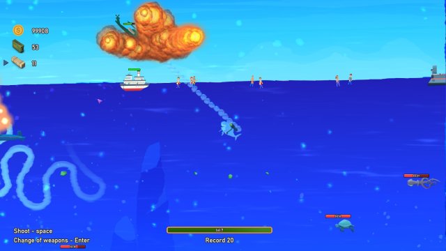 Crazy shark screenshot