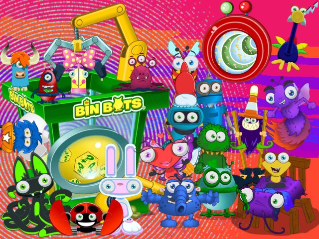Bin Weevils Arty Arcade screenshot