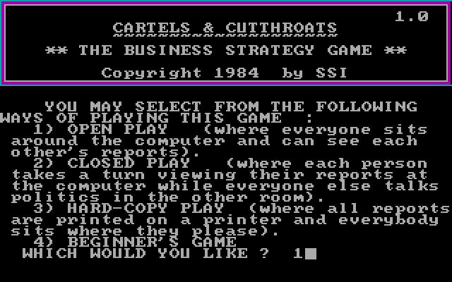 Cartel$ and Cutthroat$ screenshot