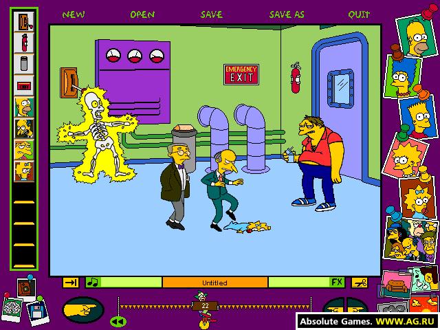 The Simpsons: Cartoon Studio screenshot