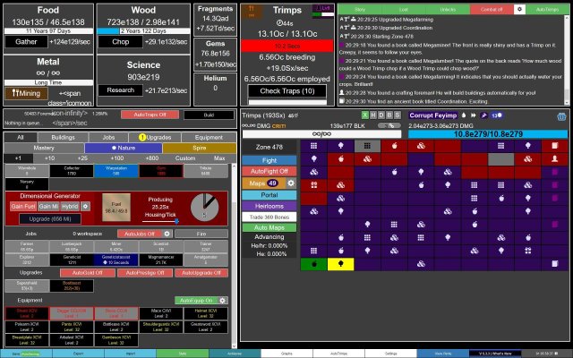 Trimps screenshot